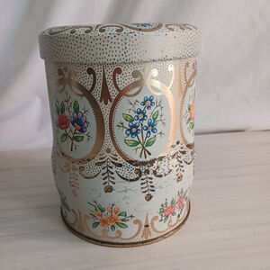 The Tin Box Company Daher Floral Round 5 Inch